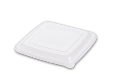 PET lid for 9x9 pulp tray